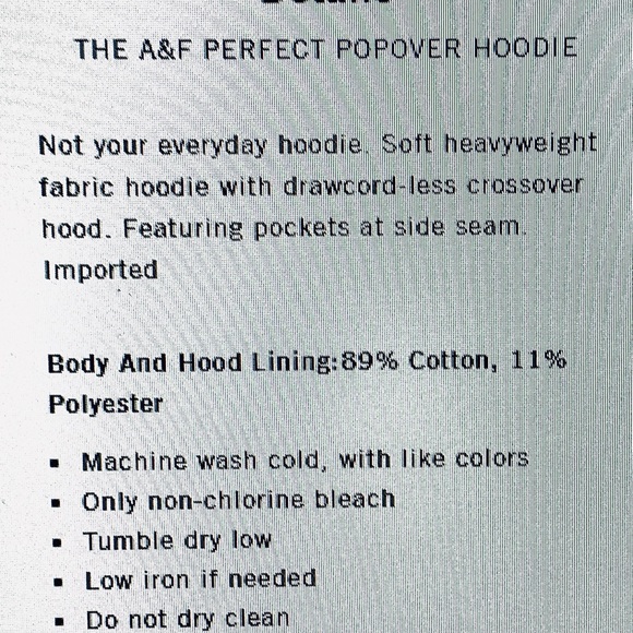 The A&F Perfect Popover Hoodie - Picture 4 of 4